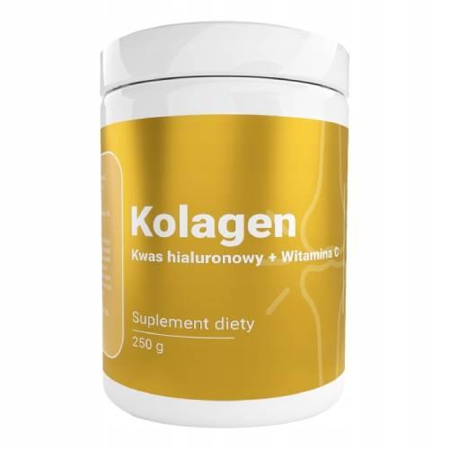 Miniaturka artykułu - MedFuture Kolagen z kwasem hialuronowym + Witamina C, 250g