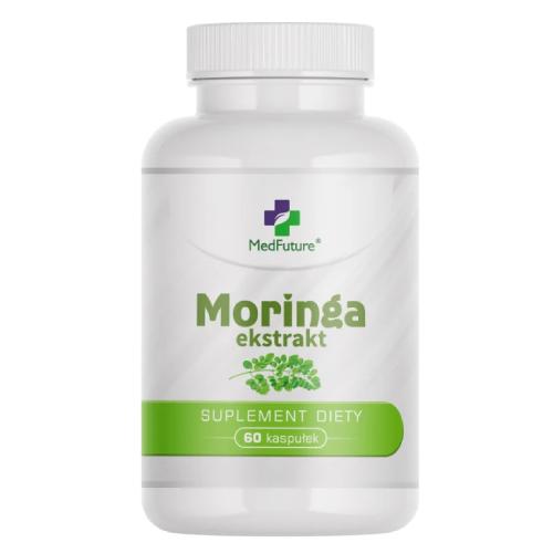 Miniaturka artykułu - MedFuture Moringa Ekstrakt, 60kaps.