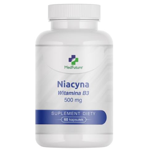 Miniaturka artykułu - MEDFUTURE Niacyna, 60 kaps.