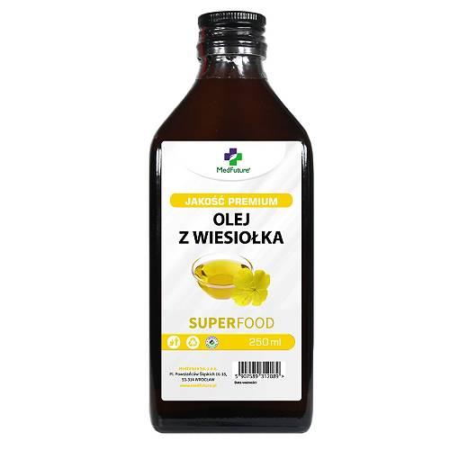 Miniaturka artykułu - MedFuture Olej z Wiesiołka, 250 ml