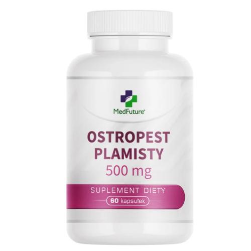 Miniaturka artykułu - MedFuture Ostropest Plamisty 500mg, 60kaps.