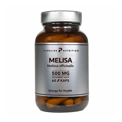 Miniaturka artykułu - Pureline Nutrition Melisa 500 mg, 60 kaps.