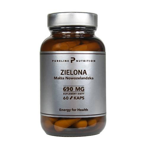 Miniaturka artykułu - Pureline Nutrition Zielona małża nowozelandzka, 60 kaps.