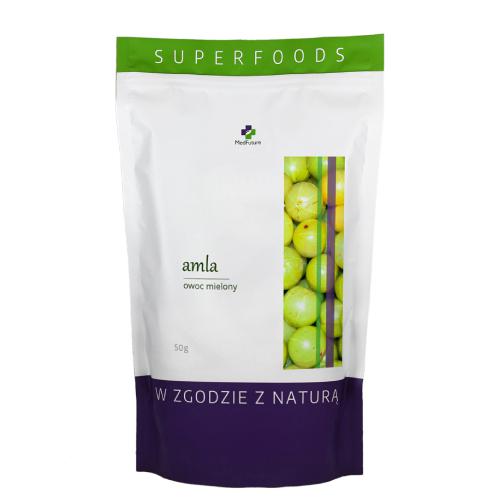 Miniaturka artykułu - MedFuture Super Food Amla owoc mielony, 50g