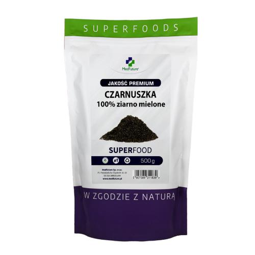 Miniaturka artykułu - MedFuture Super Food Czarnuszka ziarno mielone, 500g
