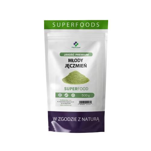 Miniaturka artykułu - MedFuture Superfood Młody jęczmień, 500g