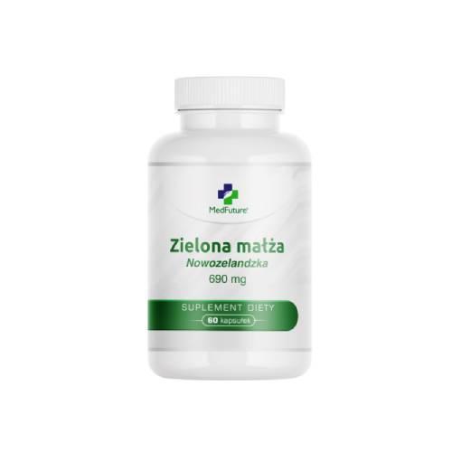 Miniaturka artykułu - MedFuture Zielona Małża Nowozelandzka, 60 kaps.
