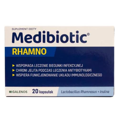 Miniaturka artykułu - Medibiotic Rhamno, 20 kaps.