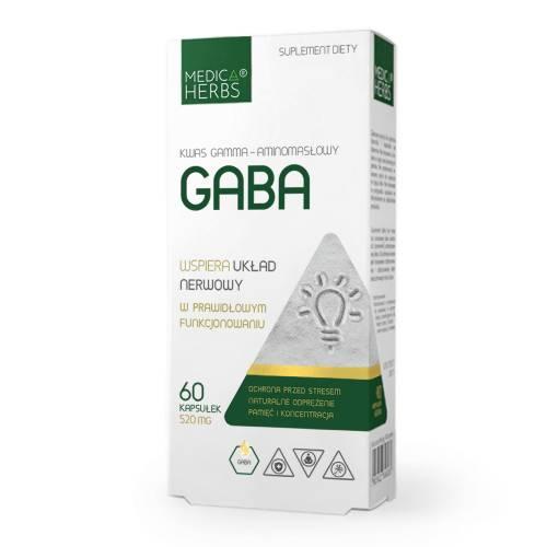 Miniaturka artykułu - MEDICA HERBS Gaba, 60 kaps.