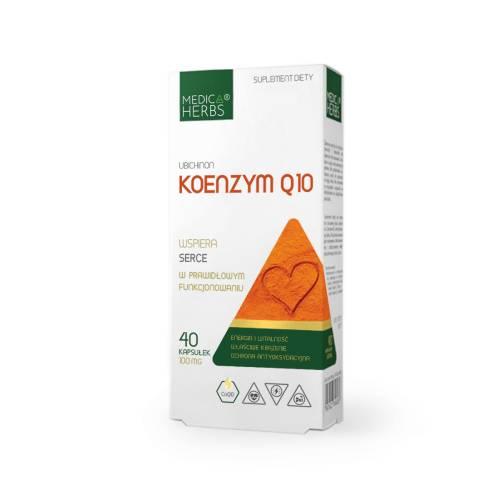 Miniaturka artykułu - Medica Herbs Koenzym Q10 Ubichinon, 40 kaps.