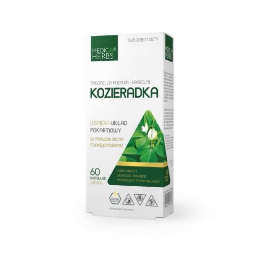 Miniaturka artykułu - Medica Herbs Kozieradka, 60 kaps.