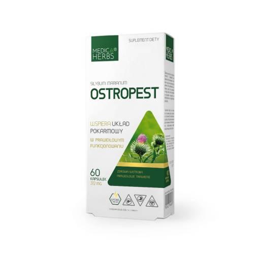 Miniaturka artykułu - MEDICA HERBS Ostropest, 60 kaps.