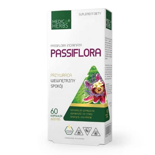 Miniaturka artykułu - MEDICA HERBS Passiflora, 60 kaps.