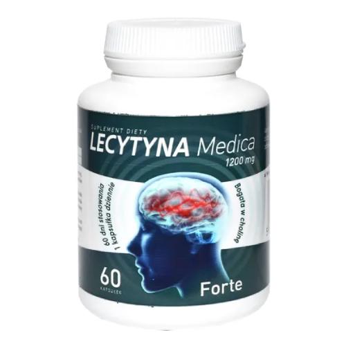Miniaturka artykułu - Medica Lecytyna Forte 1200 mg, 60 kapsułka