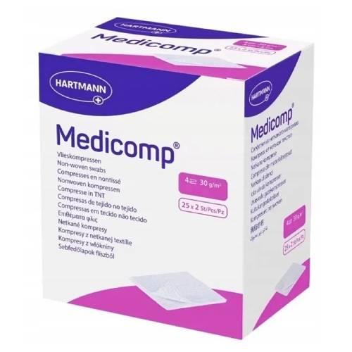 Miniaturka artykułu - MEDICOMP 7,5cm x 7,5cm kompresy jałowe- 25x2szt.