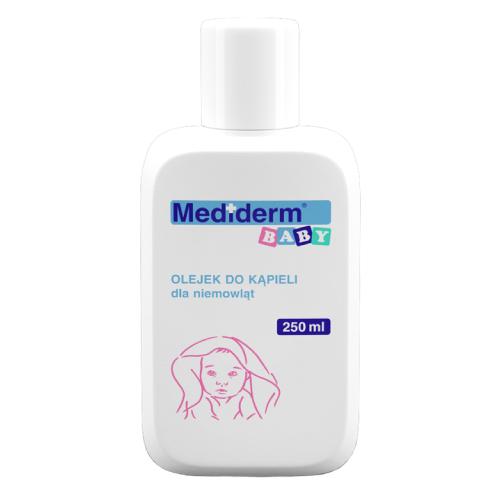 Miniaturka artykułu - MEDIDERM BABY Olejek do kąpieli, 250ml 