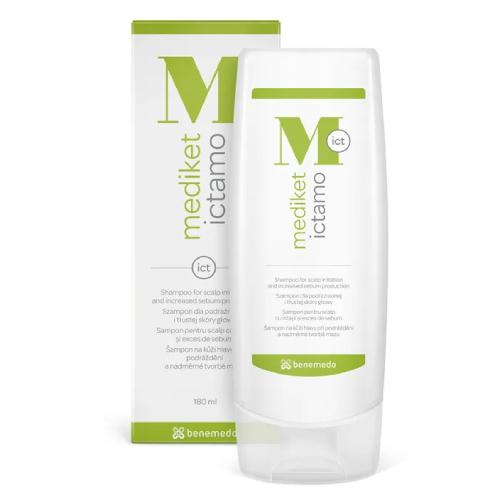 Miniaturka artykułu - MEDIKET ICTAMO Szampon - 180 ml