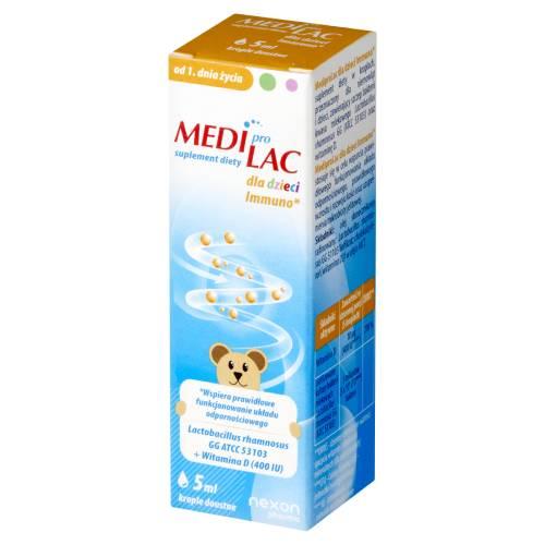 Miniaturka artykułu - Mediprolac dla dzieci Immuno krople, 5 ml