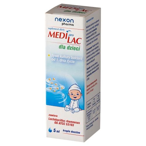 Miniaturka artykułu - Mediprolac dla dzieci Krople doustne, 5 ml
