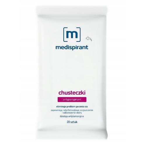 Miniaturka artykułu - MEDISPIRANT Chusteczki - 20 sztuk