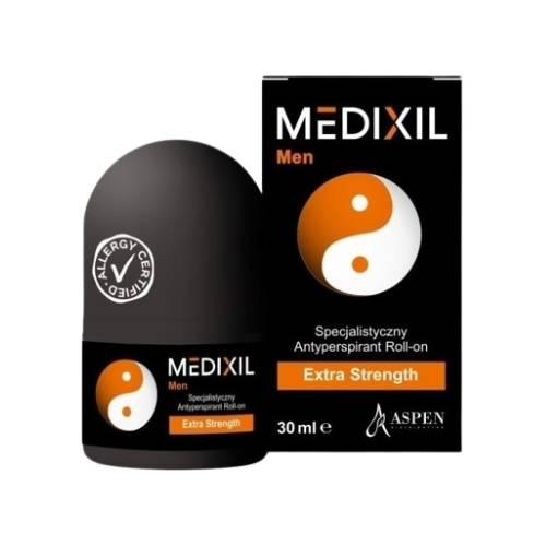 Miniaturka artykułu - Medixil Men Extra Strength Specjalistyczny antyperspirant roll-on, 30 ml
