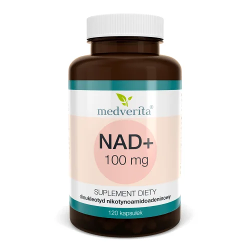 Miniaturka artykułu - Medverita&nbsp;NAD+ 100 mg, 120 kaps.