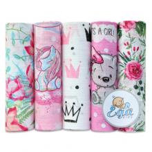 Zdjęcie produktu - EGA KIDS Pieluchy tetrowe 70x80cm zestaw nr 5, 5 szt.