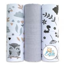 Zdjęcie produktu - EGA KIDS Pieluszki muślinowe Premium 60x80cm zestaw nr 12 (1266), 3 szt.
