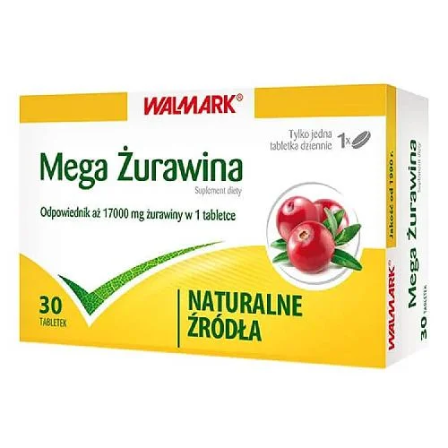 Miniaturka artykułu - Mega Żurawina, 30 tabl. KR&Oacute;TKA DATA 31.10.2026