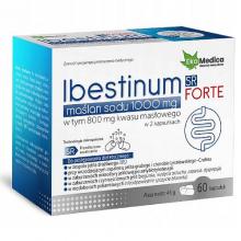 Zdjęcie produktu - EkaMedica Ibestinum SR Forte Maślan sodu 1000 mg, 60 kaps.