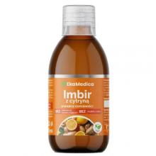 Zdjęcie produktu - EkaMedica Imbir z cytryną płyn, 250 ml