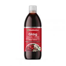 Zdjęcie produktu - EkaMedica Sok Gł&oacute;g z owoc&oacute;w i kwiat&oacute;w, 500 ml