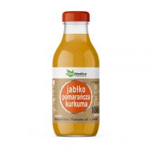 Zdjęcie produktu - EkaMedica Jabłko pomarańcza kurkuma Sok, 300ml