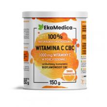 Zdjęcie produktu - EkaMedica Witamina C CBC smak pomarańczowy w proszku, 150 g