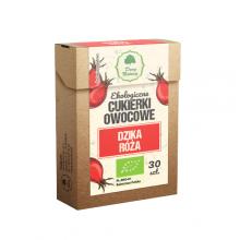 Zdjęcie produktu - DARY NATURY Ekologiczne Cukierki owocowe dzika r&oacute;ża, 30szt.