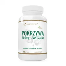 Zdjęcie produktu - Progress Labs Pokrzywa zwyczajna ekstrakt 600 mg, 90 kaps.