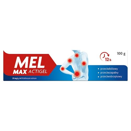 Miniaturka artykułu - MEL Max Actigel 20mg/g żel, 100g