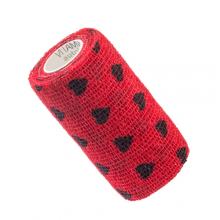 Zdjęcie produktu - VITAMMY Autoband Elastyczny bandaż kohezyjny 10cm x 450cm Serduszka czarne