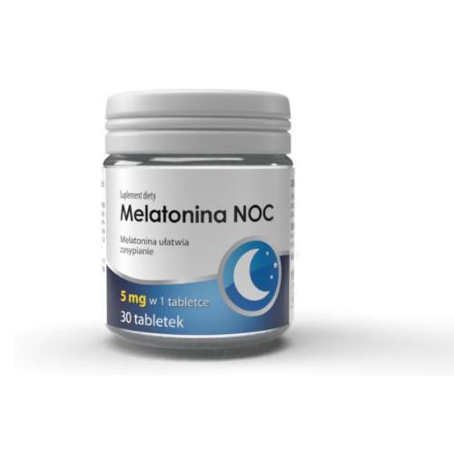 Miniaturka artykułu - Melatonina Noc 5mg, 30tabl.
