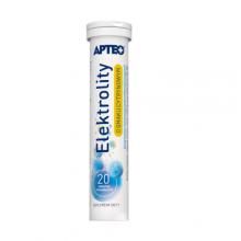 Zdjęcie produktu - Elektrolity APTEO, 20 tabletek musujących