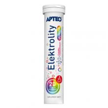 Zdjęcie produktu - APTEO Elektrolity Junior, 20 tabletek musujących