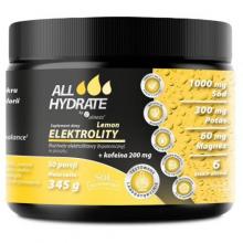 Zdjęcie produktu - ALLHydrate Elektrolity Lemon+Kofeina, 345 g