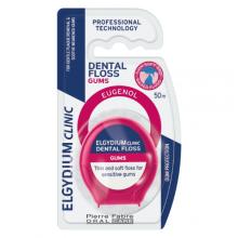 Elgydium Clinic Dental Gum Nić dentystyczna do wrażliwych dziąseł, 50 m