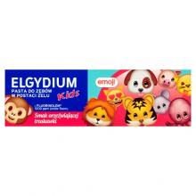 Zdjęcie produktu - ELGYDIUM Kids Emoji Pasta do zęb&oacute;w dla dzieci 3-6 lat w żelu Orzeźwiająca truskawka, 50 ml