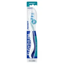 ELGYDIUM POCKET Składana szczoteczka do zęb&oacute;w Medium - 1 sztuka