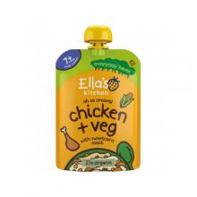 Zdjęcie produktu - Ella's Kitchen BIO Kurczak z kaszką kukurydzianą, 130g