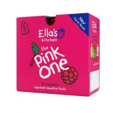 Zdjęcie produktu - Ella's Kitchen BIO PINK ONE smoothie owocowe z rabarbarem, 5x 90 g KR&Oacute;TKA DATA 31.10.2026