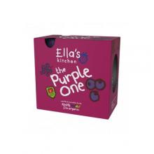 Zdjęcie produktu - Ella's Kitchen BIO PURPLE ONE Puree owocowe z czarną porzeczką, 5x90g KR&Oacute;TKA DATA 31.10.2026