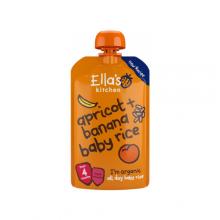 Zdjęcie produktu - Ella's Kitchen BIO Ryż dla dzieci, banan i morela, 120g