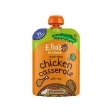 Zdjęcie produktu - Ella's Kitchen BIO Ryż zapiekany z kurczakiem, 130g